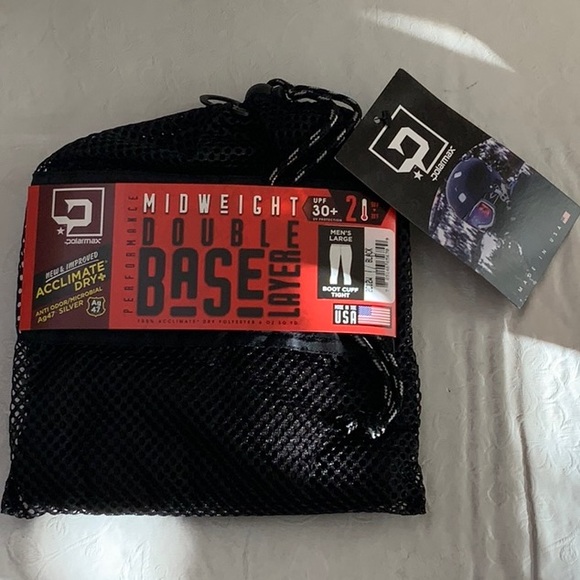 PolarMax BASELAYER (2) MID-WT DBL LAYER CAPRI - Black - Picture 4 of 10